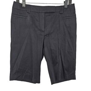 🆓 FREE George Black Bermuda Shorts sz 4 Basic Minimalist Y2K Casual Preppy